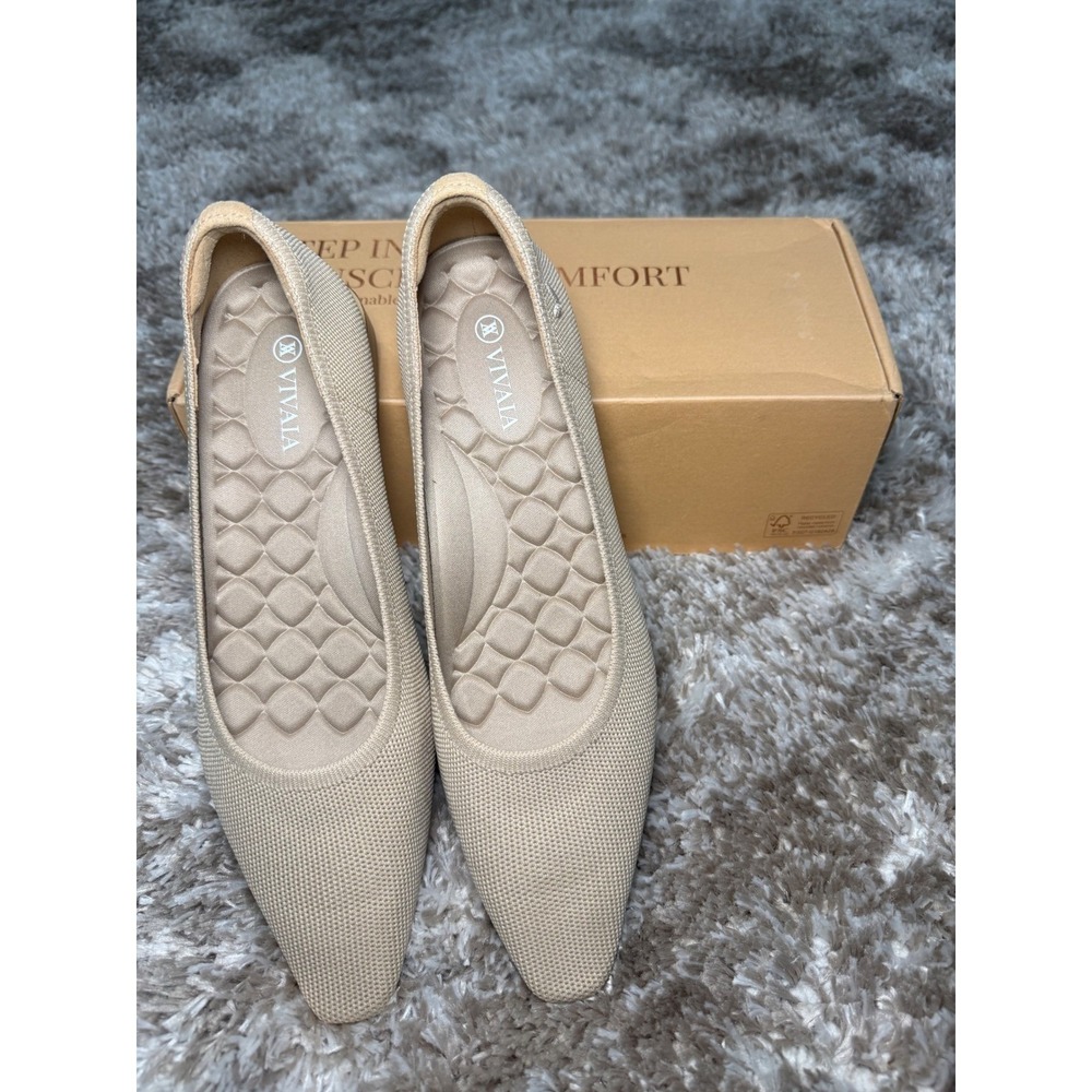 VIVAIA Kathleen Mini Square-Toe Flats EU 39 / US 8 - Picture 5 of 9